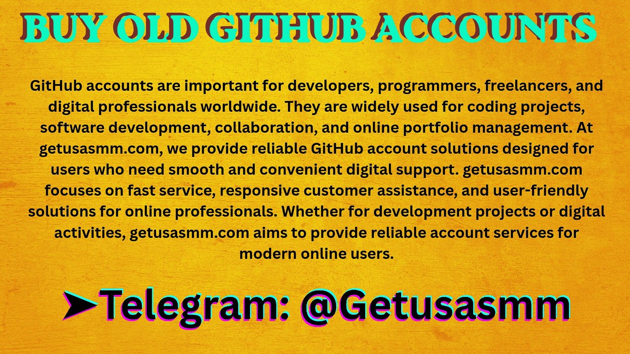 The Ultimate Guide to Buying Old Github Accounts (3 Photos)