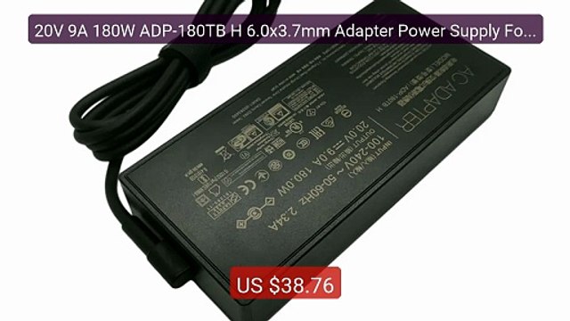 20V 9A 180W ADP-180TB H 6.0x3.7mm Adapter Power Supply For As... Amazing Value 2026 | Must Have!