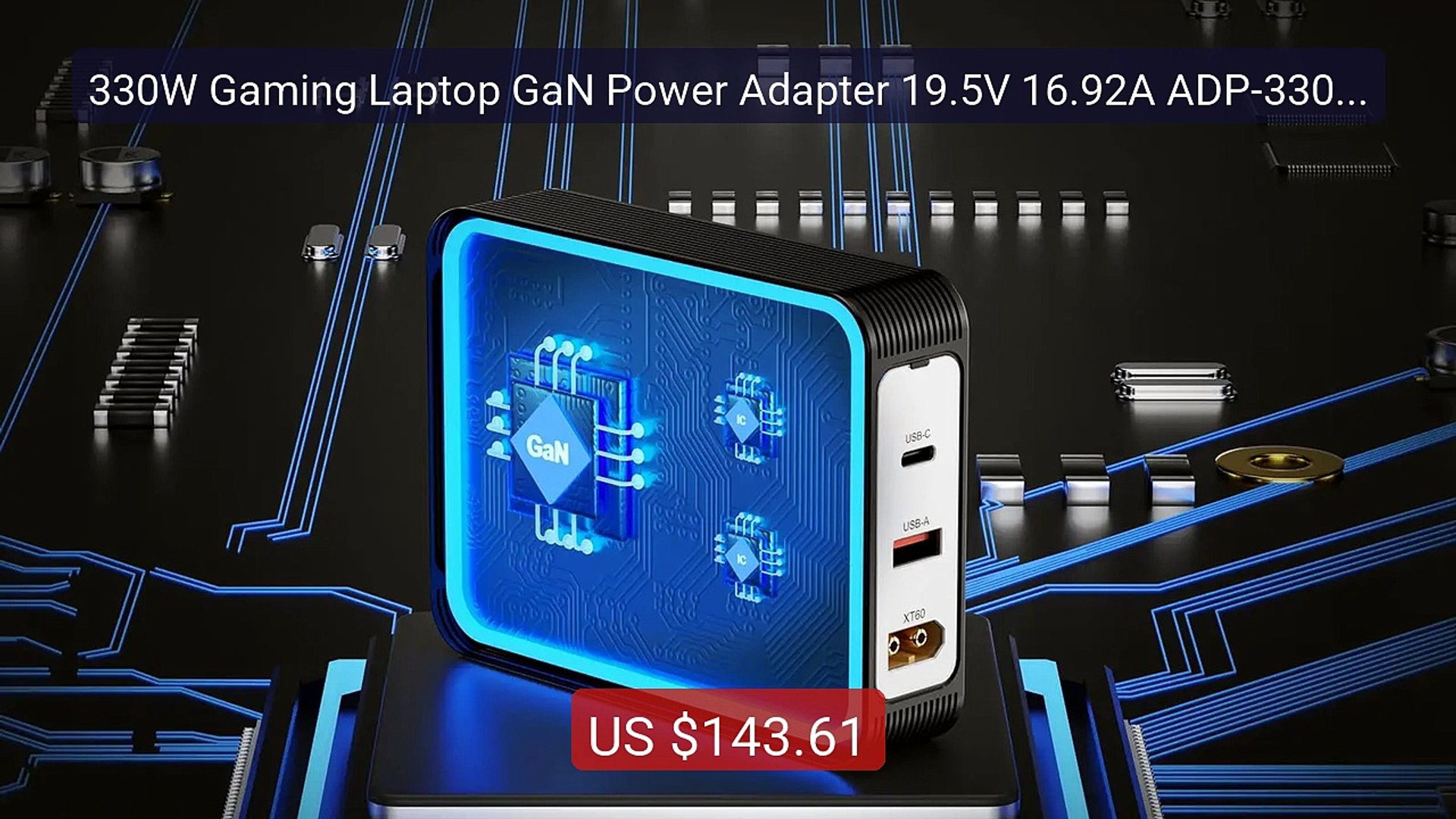 ⁣330W Gaming Laptop GaN Power Adapter 19.5V 16.92A ADP-330BB BF... -- Best Buy 2026 | Great Quality!