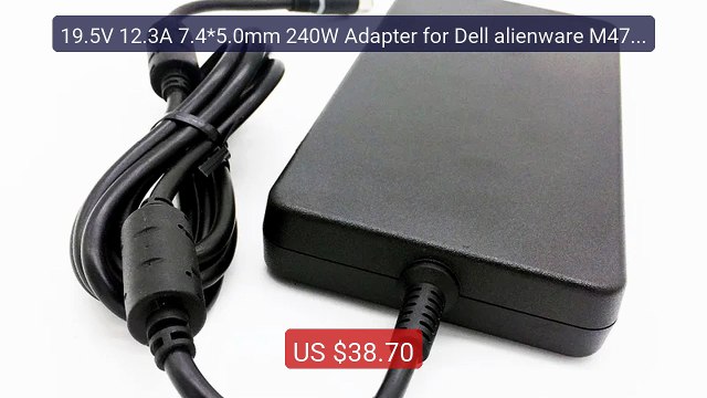 19.5V 12.3A 7.4*5.0mm 240W Adapter for Dell alienware M4700 M6... Best Buy 2026 | Great Quality!
