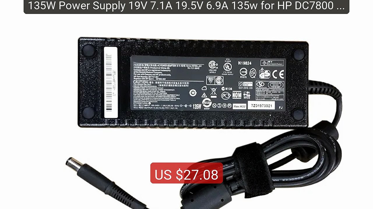 135W Power Supply 19V 7.1A 19.5V 6.9A 135w for HP DC7800 DC790... -- Best Buy 2026 | Great Quality!