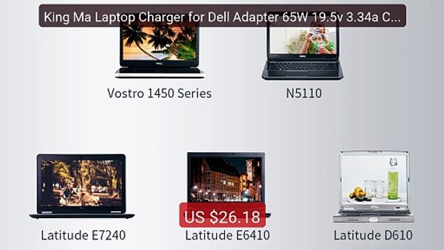 King Ma Laptop Charger for Dell Adapter 65W 19.5v 3.34a Compat... Hot Deal 2026 | Limited Offer!