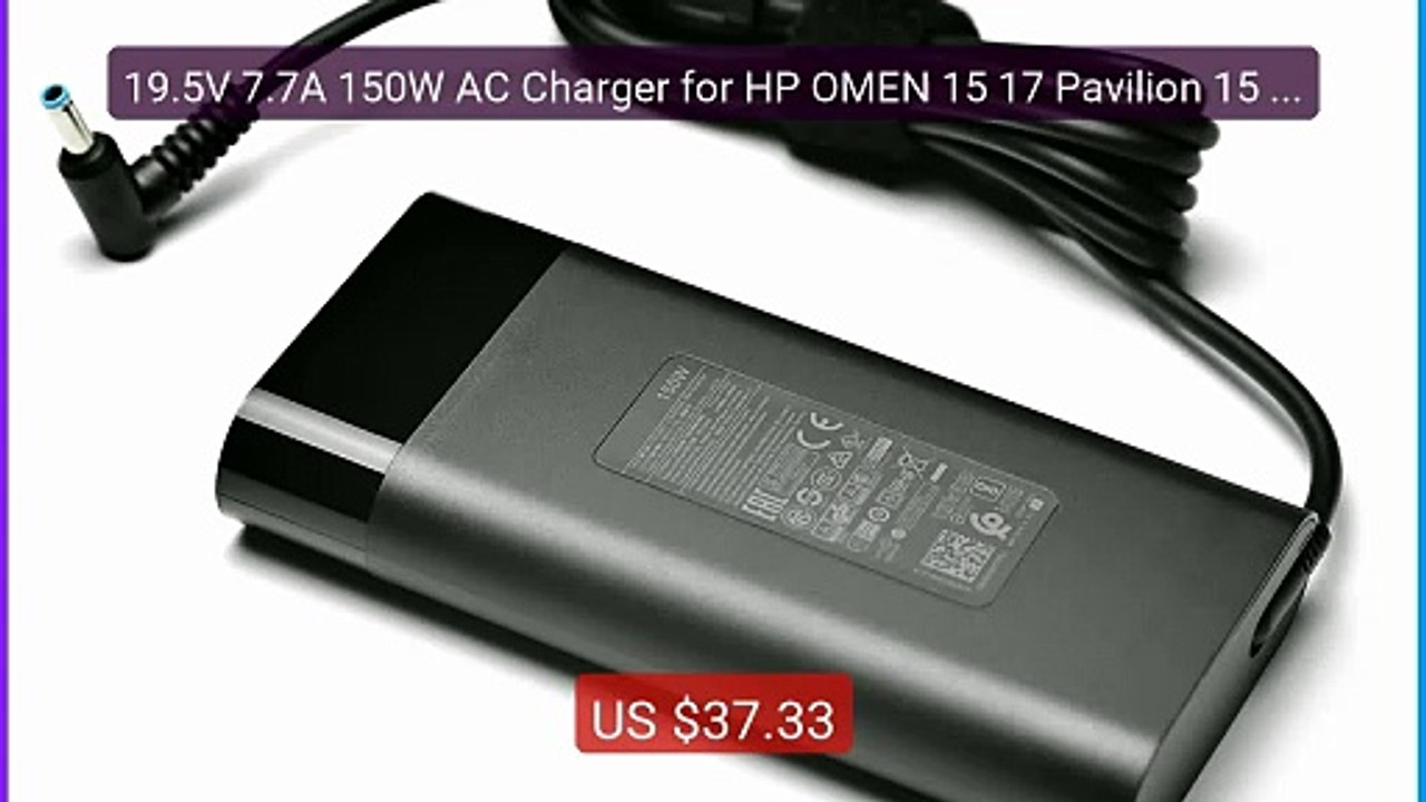 19.5V 7.7A 150W AC Charger for HP OMEN 15 17 Pavilion 15 17... -- Top Pick 2026 | Unbeatable Price!