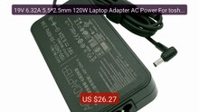 19V 6.32A 5.5*2.5mm 120W Laptop Adapter AC Power For toshiba Satel... -- Best Deal 2026 | Shop Now!