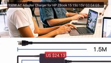 150W AC Adapter Charger for HP ZBook 15 15U 15V G3 G4 G5 G6 St... -- Best Buy 2026 | Great Quality!