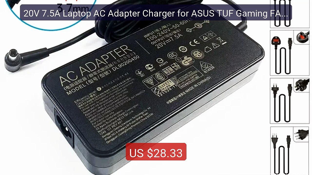 20V 7.5A Laptop AC Adapter Charger for ASUS TUF Gaming FA706 F... -- Hot Deal 2026 | Limited Offer!