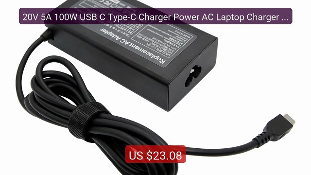 20V 5A 100W USB C Type-C Charger Power AC Laptop Charger Ad... Top Pick 2026 | Unbeatable Price!