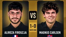 Firouzja Defeats Magnus Carlsen in a Shocking Norway Chess Opener ♟️ #norwaychess #magnus #firouzja #chesscom #chessnetx