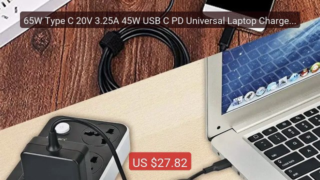 65W Type C 20V 3.25A 45W USB C PD Universal Laptop Charger Pow... Hot Deal 2026 | Limited Offer!