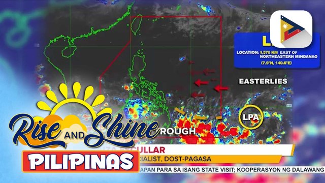 Trough ng LPA sa labas ng PAR, nagpapaulan sa silangang bahagi ng Mindanao