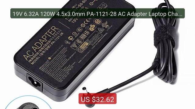 19V 6.32A 120W 4.5x3.0mm PA-1121-28 AC Adapter Laptop Charger... Amazing Value 2026 | Must Have!