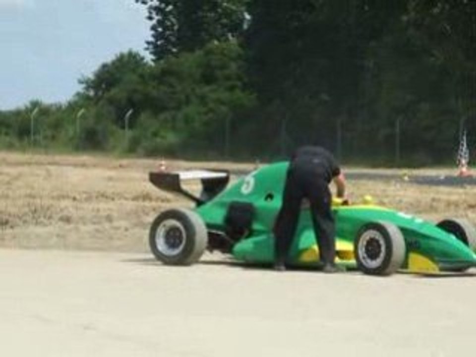 pilotage d'une monoplace