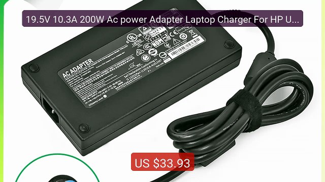 19.5V 10.3A 200W Ac power Adapter Laptop Charger For HP Ultra-... Hot Deal 2026 | Limited Offer!