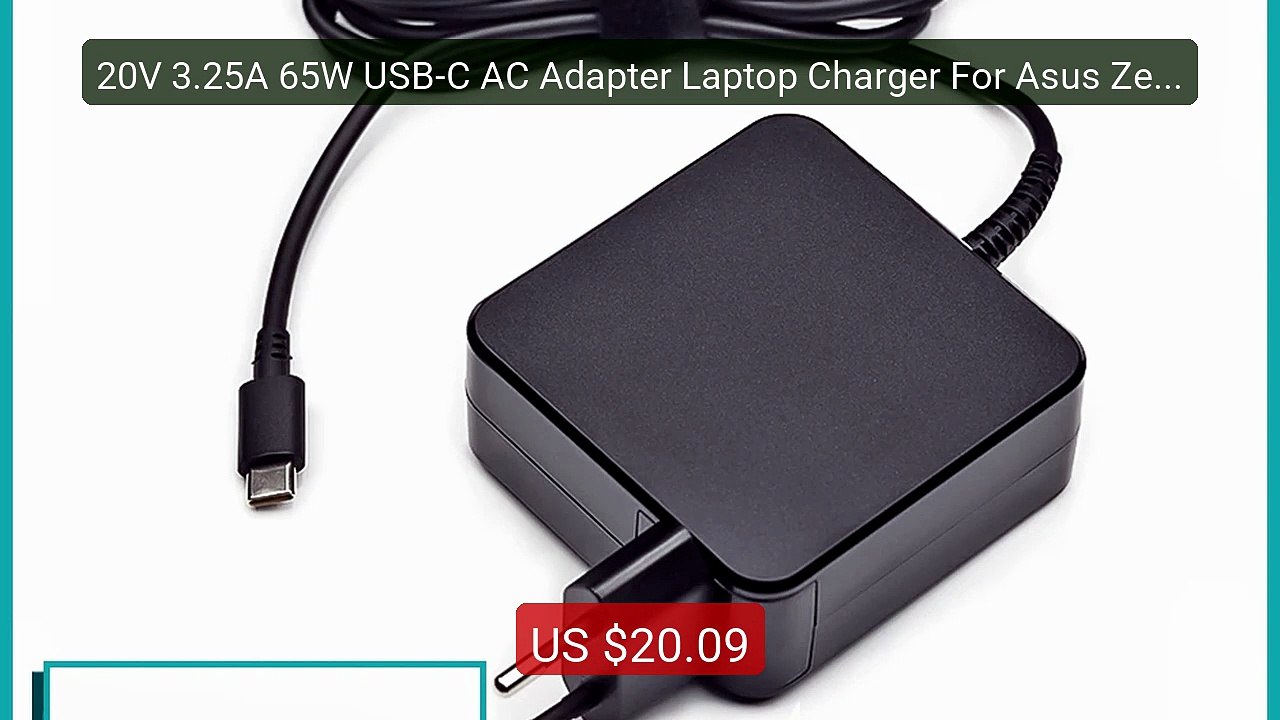 20V 3.25A 65W USB-C AC Adapter Laptop Charger For Asus ZenBook 14 ... -- Best Deal 2026 | Shop Now!