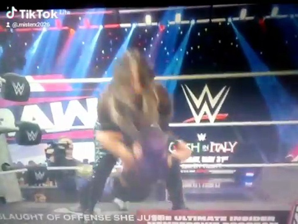 What do you think of Bayley with purple hair ? #wwe #netflix #sports #misterx2025 #raw