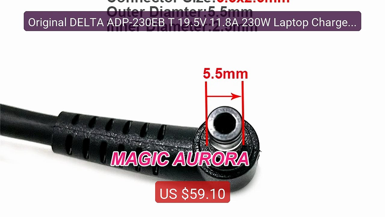 Original DELTA ADP-230EB T 19.5V 11.8A 230W Laptop Charger Fo... -- Amazing Value 2026 | Must Have!