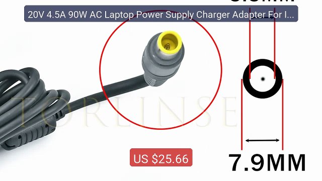 20V 4.5A 90W AC Laptop Power Supply Charger Adapter For IBM Le... Hot Deal 2026 | Limited Offer!
