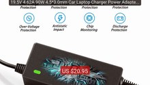 19.5V 4.62A 90W 4.5*3.0mm Car Laptop Charger Power Adapter for... -- Best Buy 2026 | Great Quality!