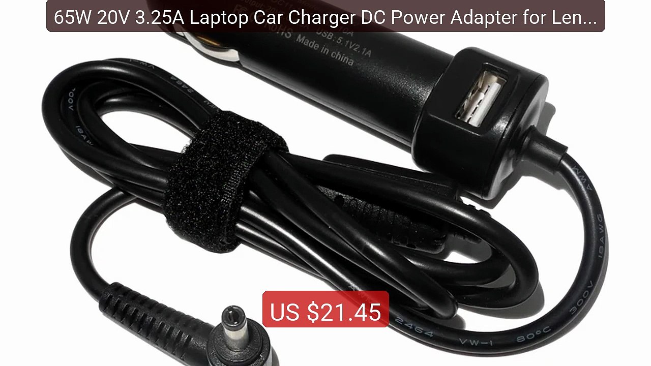 65W 20V 3.25A Laptop Car Charger DC Power Adapter for Lenovo ideapa... -- Top Rated 2026 | Buy Now!