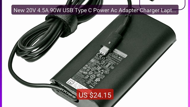 New 20V 4.5A 90W USB Type C Power Ac Adapter Charger Laptop fo... Best Buy 2026 | Great Quality!