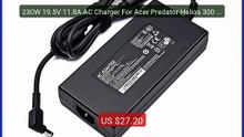 230W 19.5V 11.8A AC Charger For Acer Predator Helios 300 PH315-53 P... -- Top Rated 2026 | Buy Now!