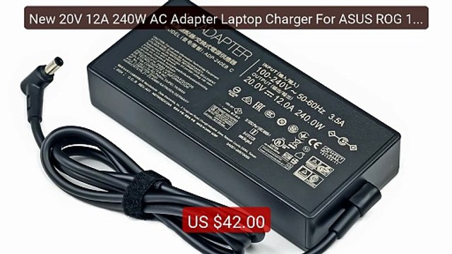 New 20V 12A 240W AC Adapter Laptop Charger For ASUS ROG 15 GX... Amazing Value 2026 | Must Have!