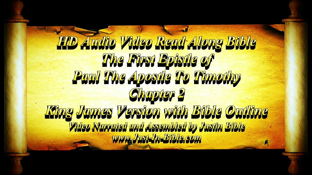 1 Timothy Complete | Bible Book 54 | The Holy Bible | KJV HD Audio Video Read Along