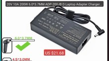 20V 10A 200W 6.0*3.7MM ADP-200JB D Laptop Adapter Charger For Asus ... -- Top Rated 2026 | Buy Now!