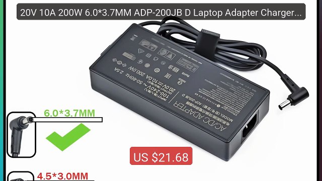 20V 10A 200W 6.0*3.7MM ADP-200JB D Laptop Adapter Charger For Asus ... Top Rated 2026 | Buy Now!
