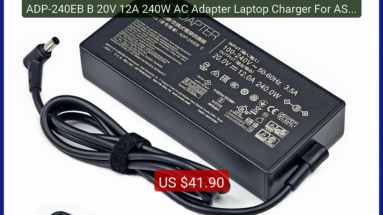ADP-240EB B 20V 12A 240W AC Adapter Laptop Charger For ASUS RO... -- Best Buy 2026 | Great Quality!