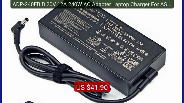 ADP-240EB B 20V 12A 240W AC Adapter Laptop Charger For ASUS RO... Best Buy 2026 | Great Quality!