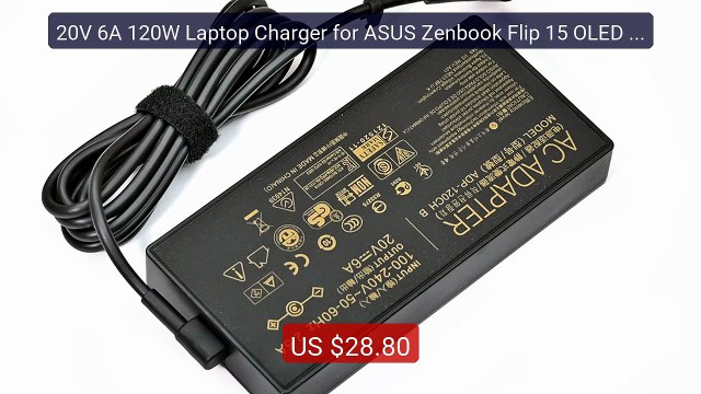 20V 6A 120W Laptop Charger for ASUS Zenbook Flip 15 OLED UX564EI UX... Top Rated 2026 | Buy Now!