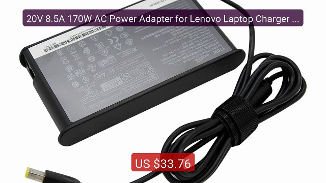 20V 8.5A 170W AC Power Adapter for Lenovo Laptop Charger Legi... Amazing Value 2026 | Must Have!
