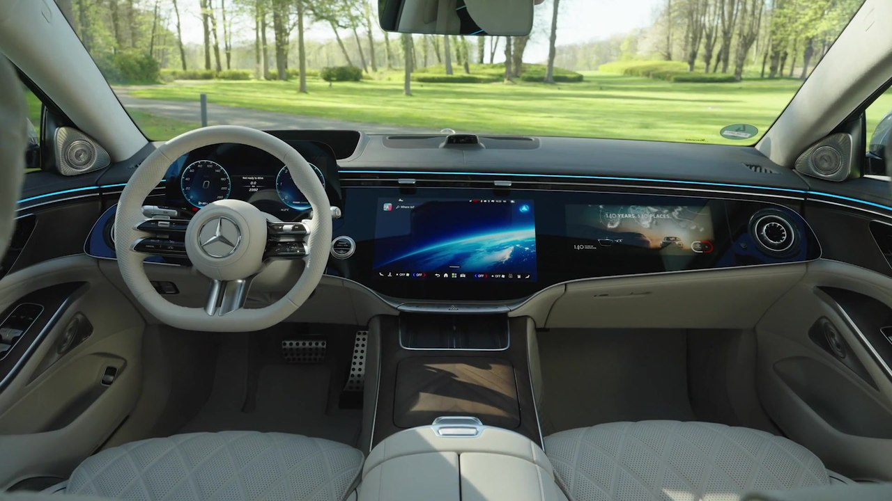 Die neue Mercedes-Benz S-Klasse - Erstklassiger Komfort und Entspannung auf jedem Sitzplatz - Innenraum mit erlesener Eleganz