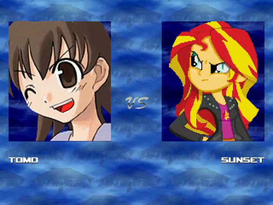Tomo Takino and Chiyo-chichi vs. Sunset Shimmer (x2)