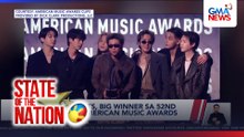 BTS, big winner sa 52nd American Music Awards | SONA
