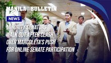 Minority senators walk out after clash over Marcoleta’s push for online Senate participation
