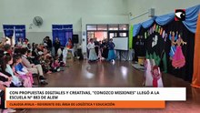 Con propuestas digitales y creativas, “Conozco Misiones” llegó a la Escuela N° 883 de Alem