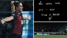 Alexia Putellas se despide del Barça: "Ha sido una historia perfecta"