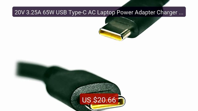 20V 3.25A 65W USB Type-C AC Laptop Power Adapter Charger For Lenovo... Top Rated 2026 | Buy Now!