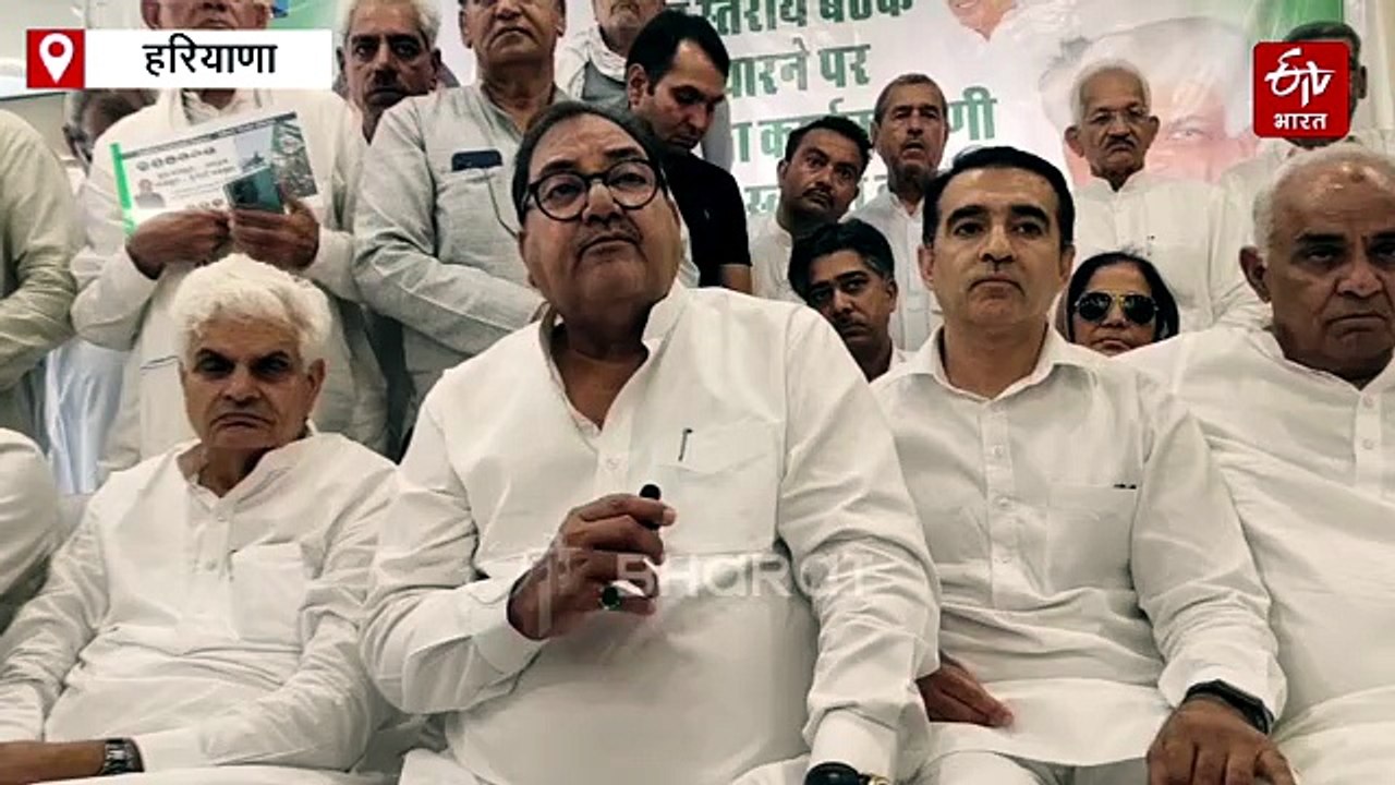 जुलाना में जमकर गरजे अभय चौटाला, कांग्रेस पर भी कसा तंज, बोले-"कमजोर हाथों में कांग्रेस पार्टी"