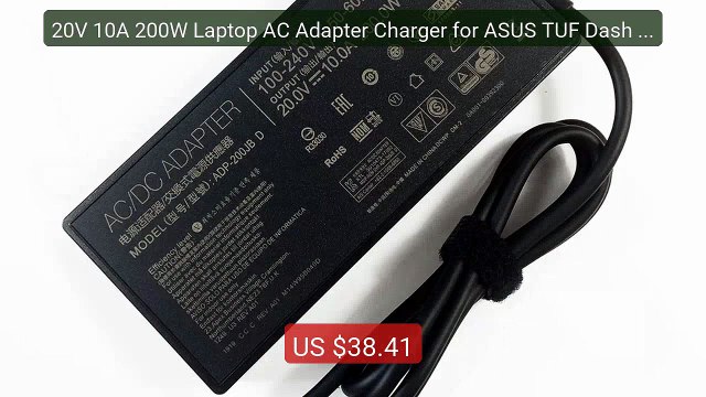 20V 10A 200W Laptop AC Adapter Charger for ASUS TUF Dash F15 FX517... Best Deal 2026 | Shop Now!