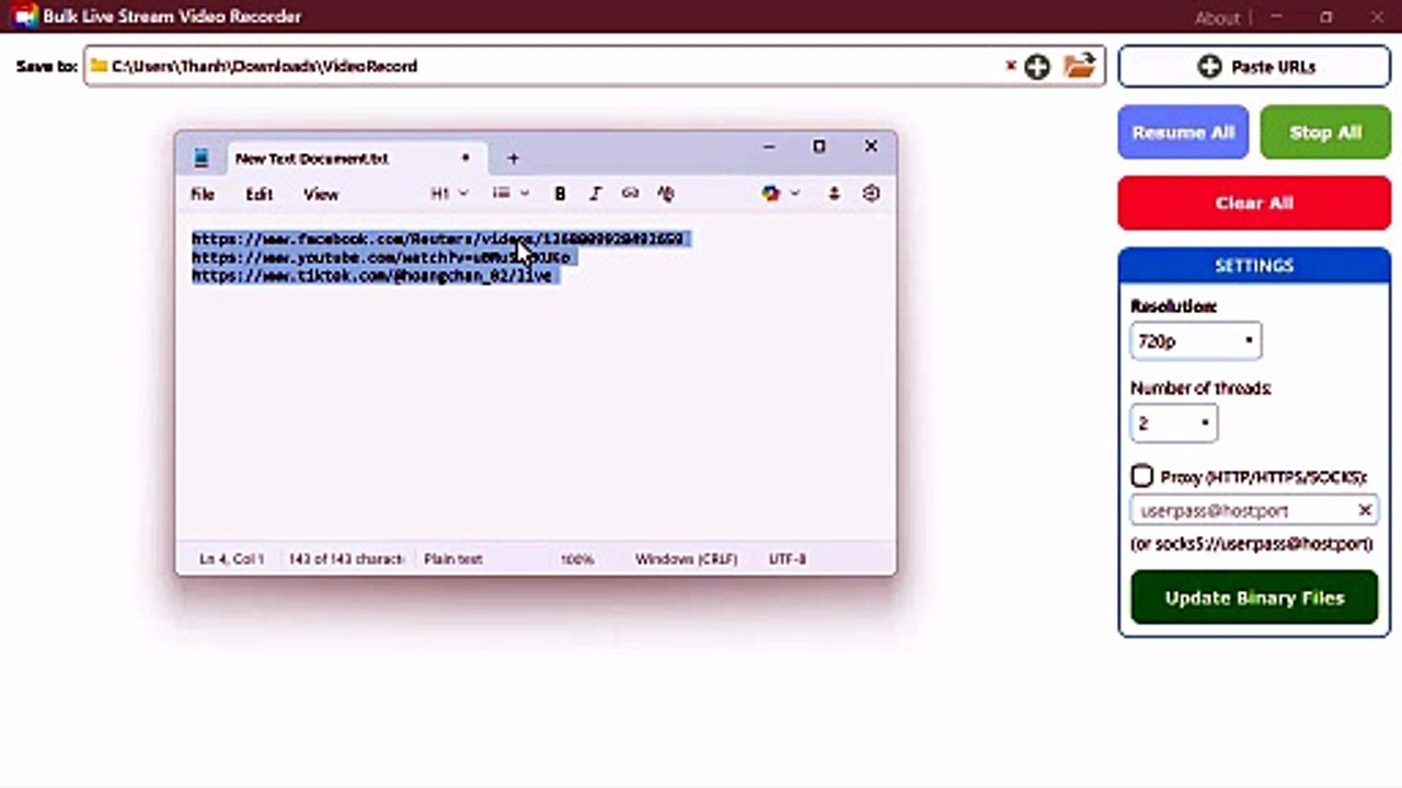 Download Bulk Live Stream Video Recorder - Reco...