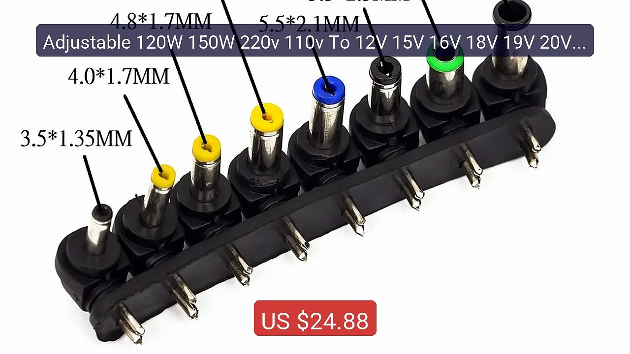 Adjustable 120W 150W 220v 110v To 12V 15V 16V 18V 19V 20V 2... -- Top Pick 2026 | Unbeatable Price!