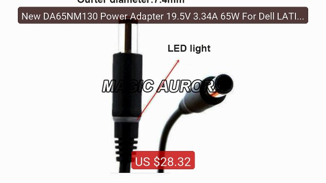 New DA65NM130 Power Adapter 19.5V 3.34A 65W For Dell LATITUDE ... Best Buy 2026 | Great Quality!