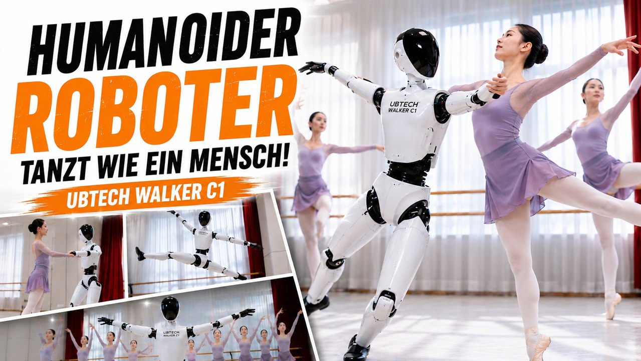 UBTECH Walker C1 tanzt wie ein echter Mensch auf der Chain Expo