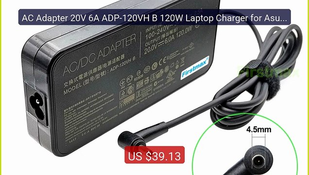 AC Adapter 20V 6A ADP-120VH B 120W Laptop Charger for Asus A570DD D... Top Rated 2026 | Buy Now!