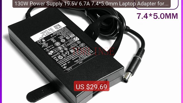 130W Power Supply 19.5V 6.7A 7.4*5.0mm Laptop Adapter for Dell... Hot Deal 2026 | Limited Offer!