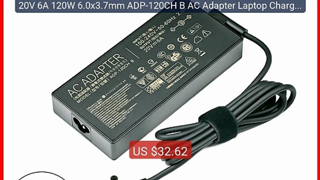 20V 6A 120W 6.0x3.7mm ADP-120CH B AC Adapter Laptop Charger F... Amazing Value 2026 | Must Have!
