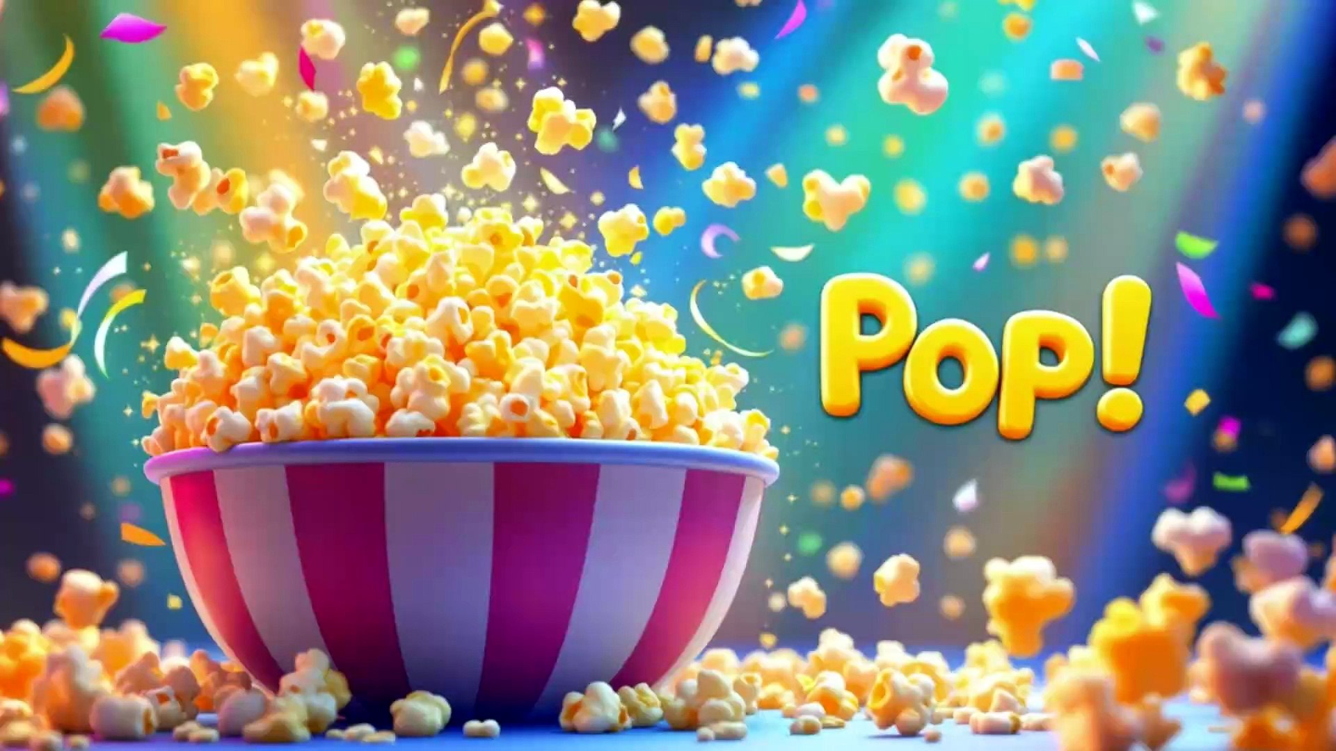 ⁣Pop Pop Pop! | Fun Popcorn Song for Kids 🍿🎶